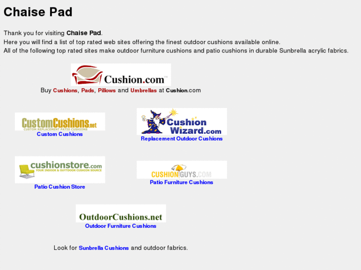 www.chaise-pad.com