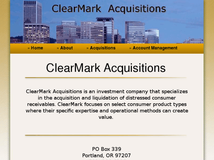 www.clearmarkacquisitions.com