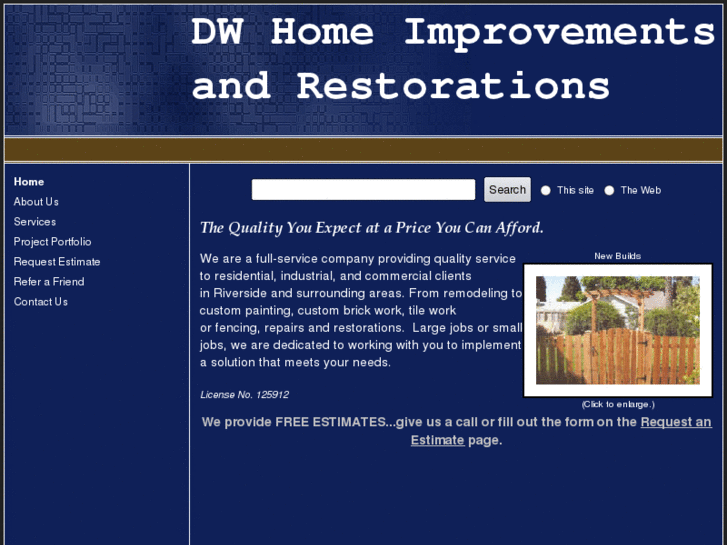 www.dwhomeimprovements.net