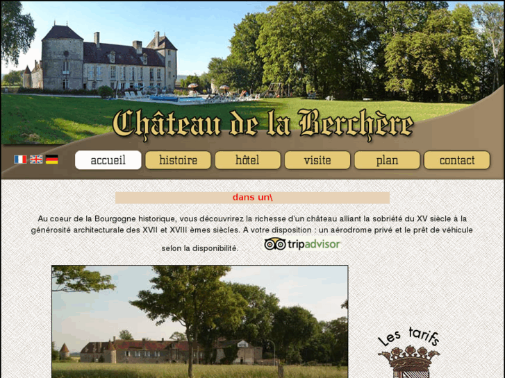 www.hotelchateauberchere.com