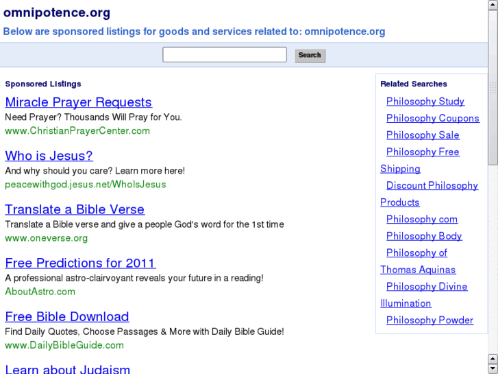 www.omnipotence.org