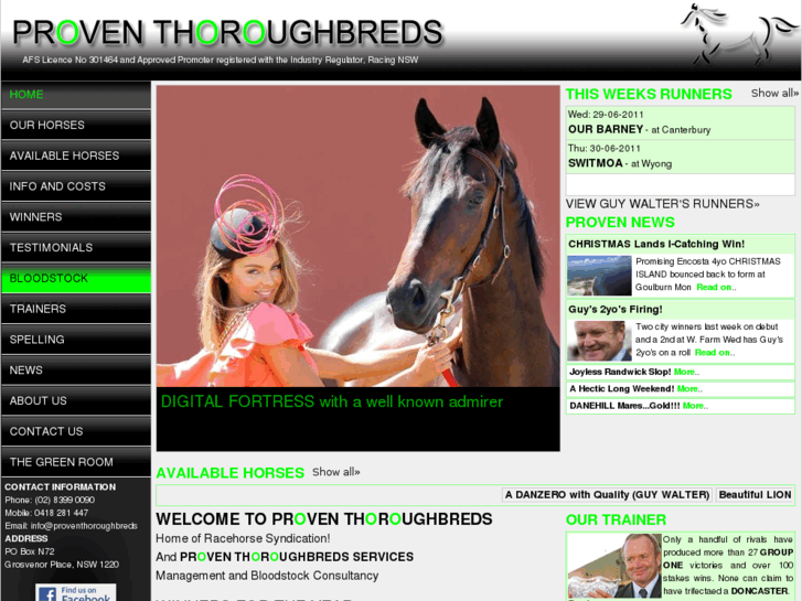 www.proventhoroughbreds.com.au