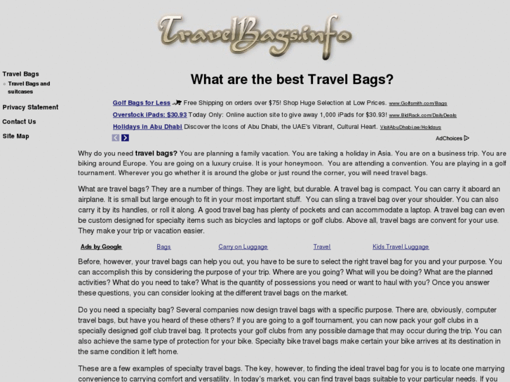 www.travelbags.info