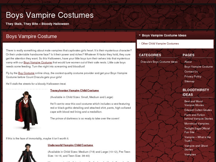 www.boysvampirecostume.org