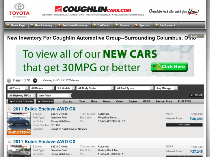 www.coughlincarsales.com