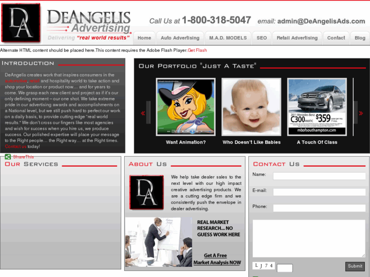 www.deangelis-advertising.com