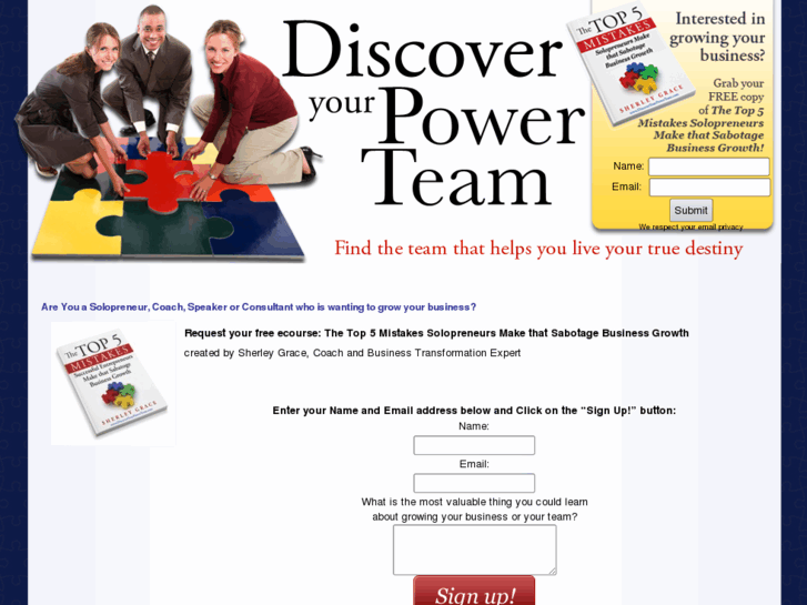 www.discoveryourpowerteam.com