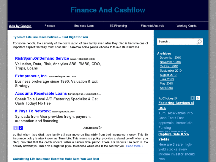 www.financeandcashflow.com