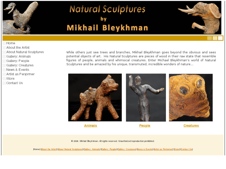 www.sculpturesbymikhail.com