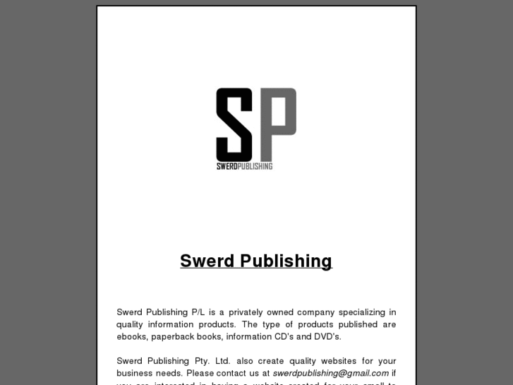 www.swerdpublishing.com