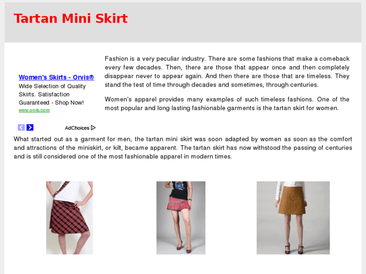 www.tartanminiskirt.com