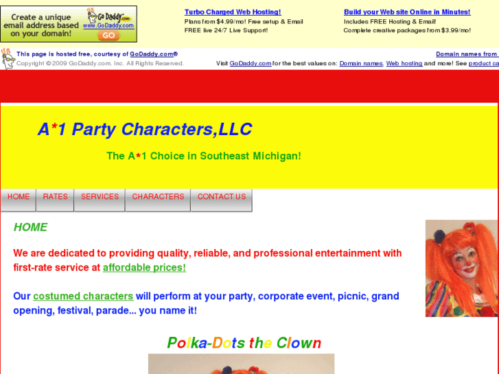 www.a1partycharacters.com