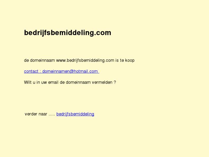 www.bedrijfsbemiddeling.com