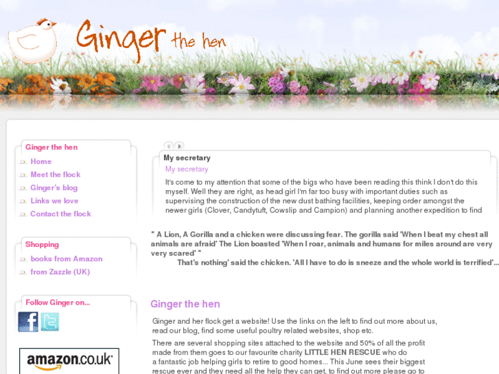 www.gingerthehen.co.uk