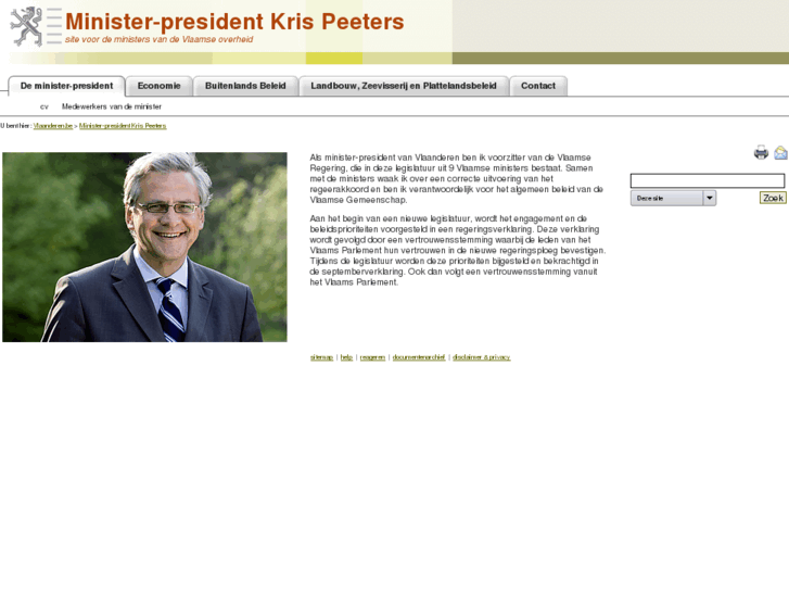 www.ministerpresidentkrispeeters.be