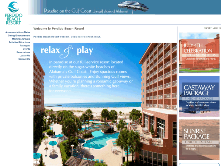 www.perdidobeachresort.com