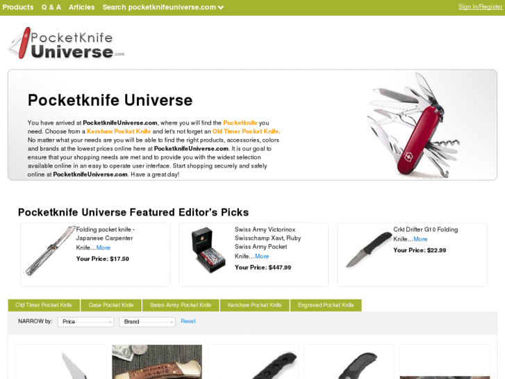 www.pocketknifeuniverse.com