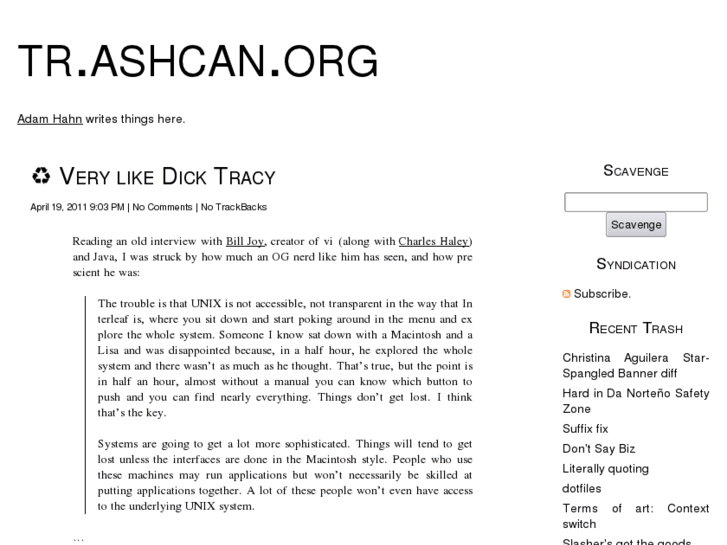 www.ashcan.org