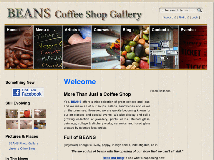 www.beanscoffeeshopgallery.com