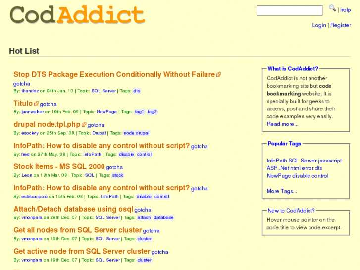 www.codaddict.com