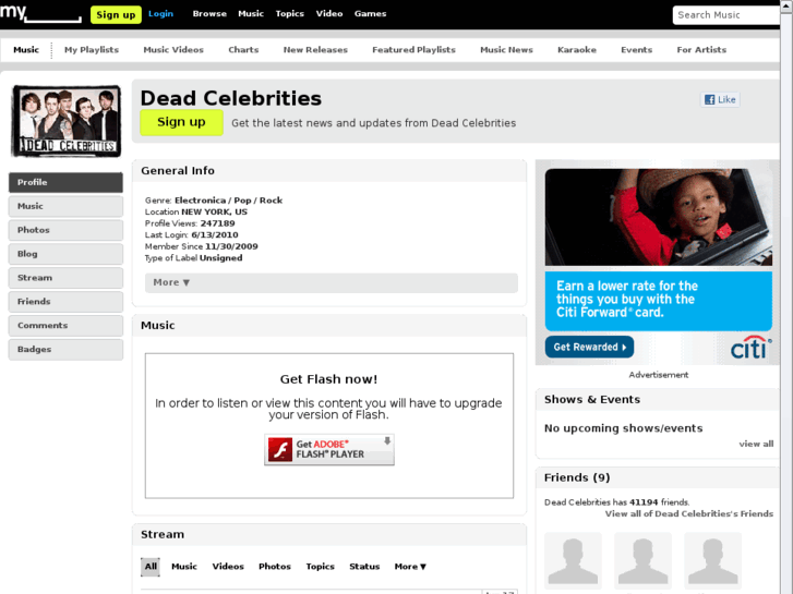 www.deadcelebritiesmusic.com