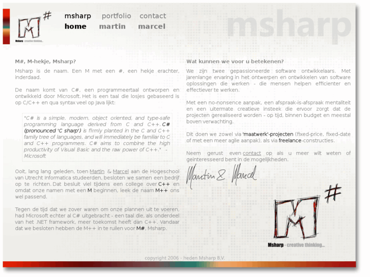 www.msharp.nl