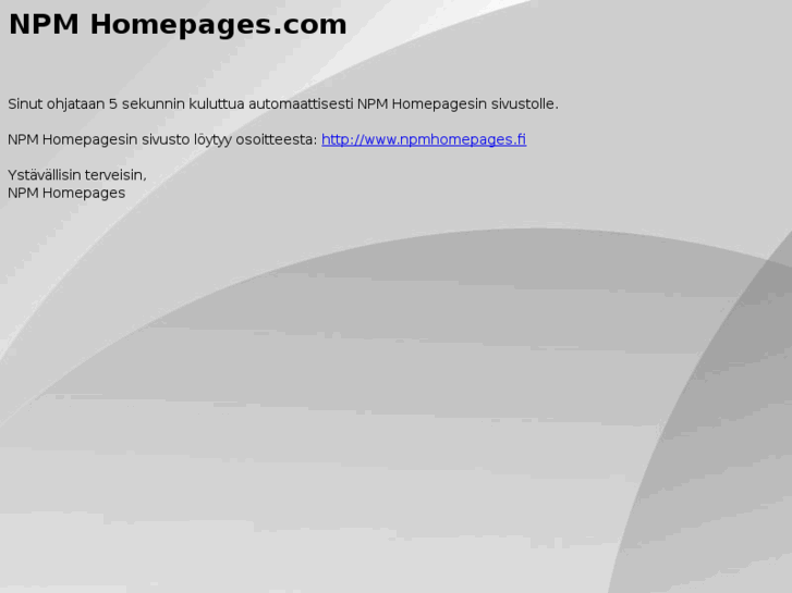 www.npmhomepages.com