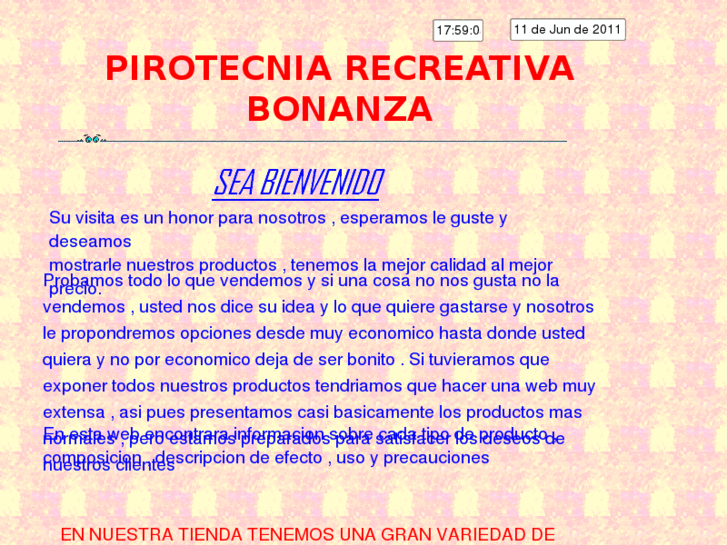 www.pirotecniabonanza.com