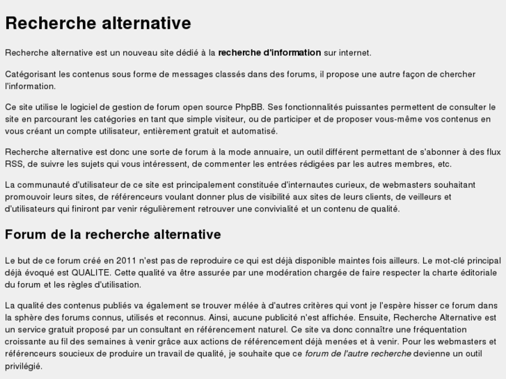 www.recherche-alternative.fr