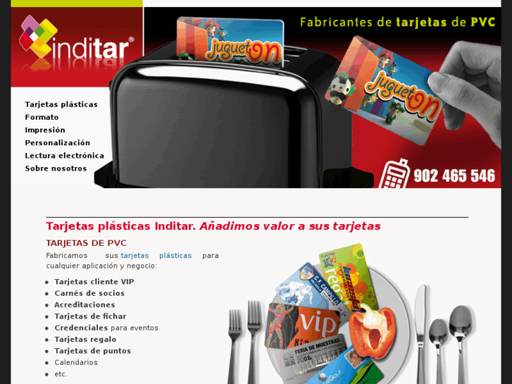 www.tarjetas-plasticas-inditar.com