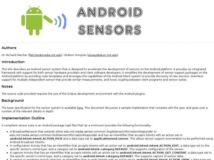 www.androidsensors.org