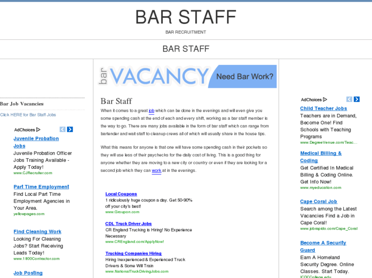 www.bar-staff.net