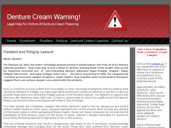 www.denturecreamalert.com