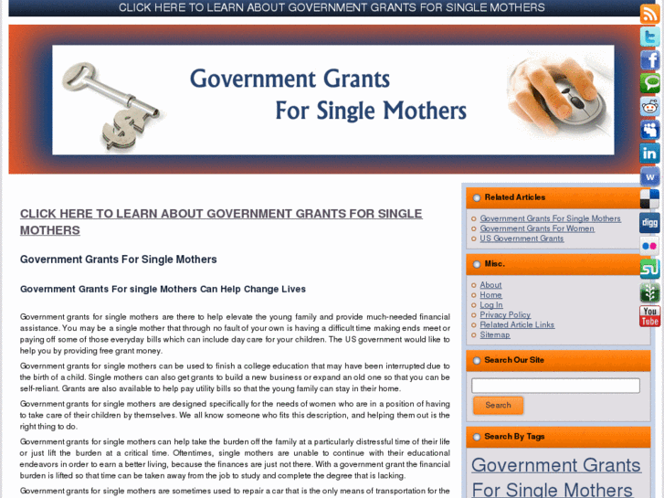 www.governmentgrantsforsinglemothers.org