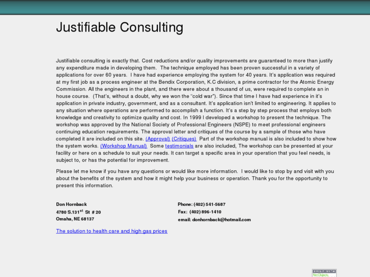 www.justifiableconsulting.com