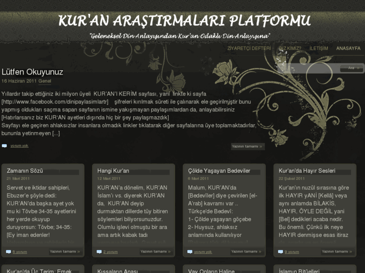 www.kuranarastirmalariplatformu.com