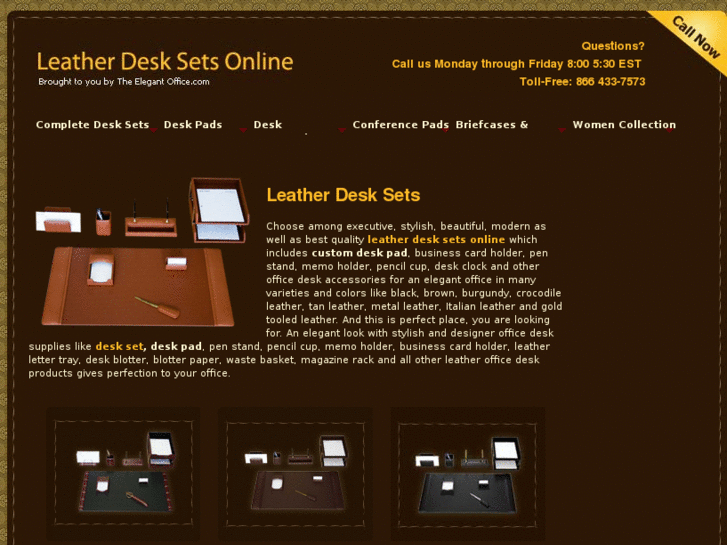 www.leatherdesksetsonline.com