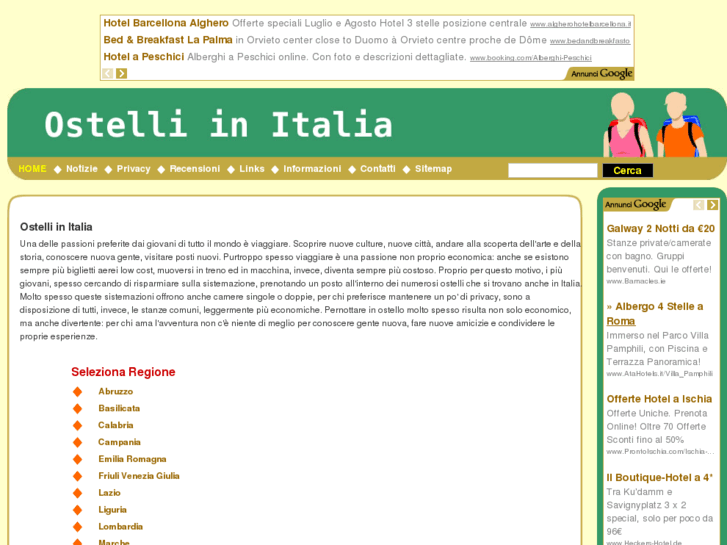 www.ostelli-italiani.net