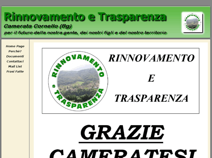 www.rinnovamentoetrasparenza.com