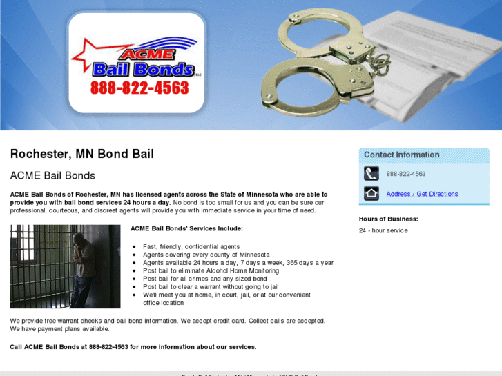 www.rochestermnbailbonds.com