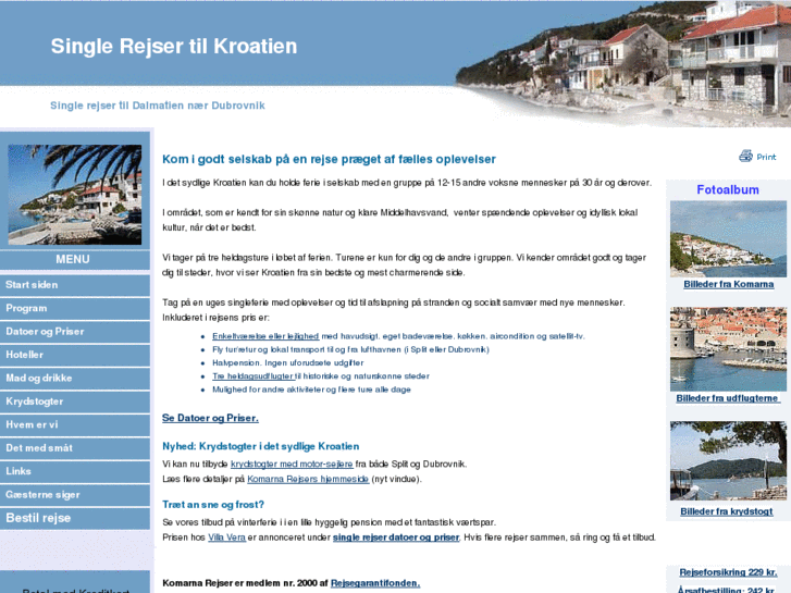 www.single-rejser-kroatien.dk