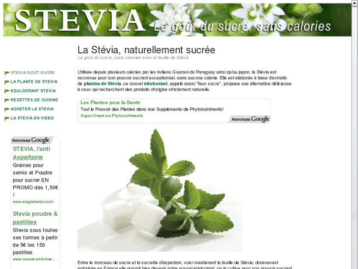 www.sucre-stevia.biz
