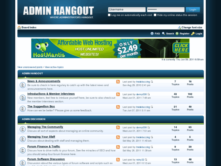 www.adminhangout.com