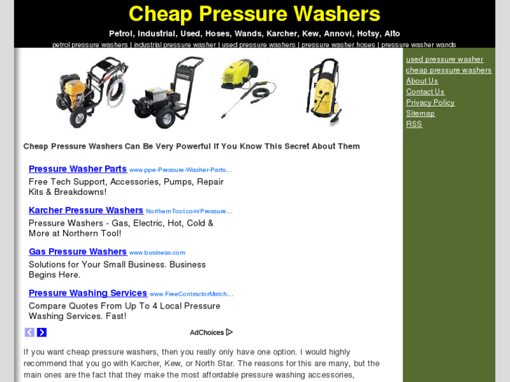 www.cheappressurewashers.net