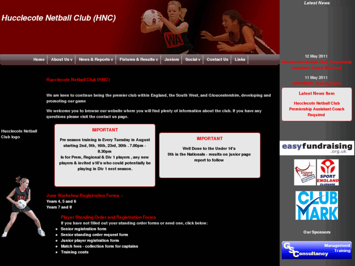 www.hucclecote-netball.co.uk