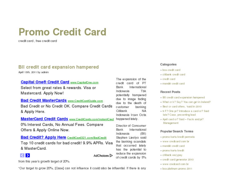 www.promocreditcard.info