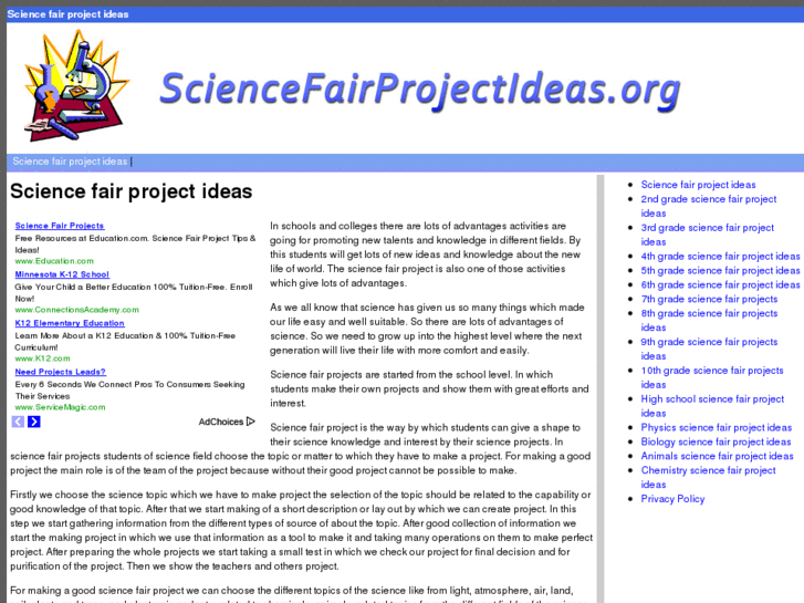 www.sciencefairprojectideas.org