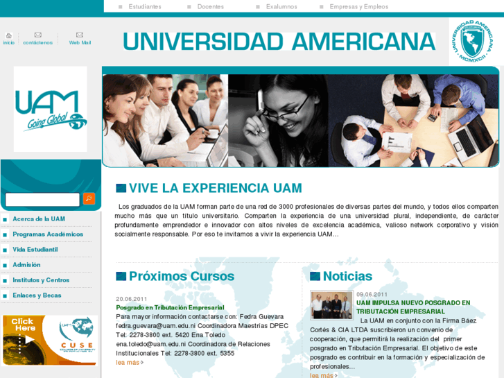 www.uam.edu.ni