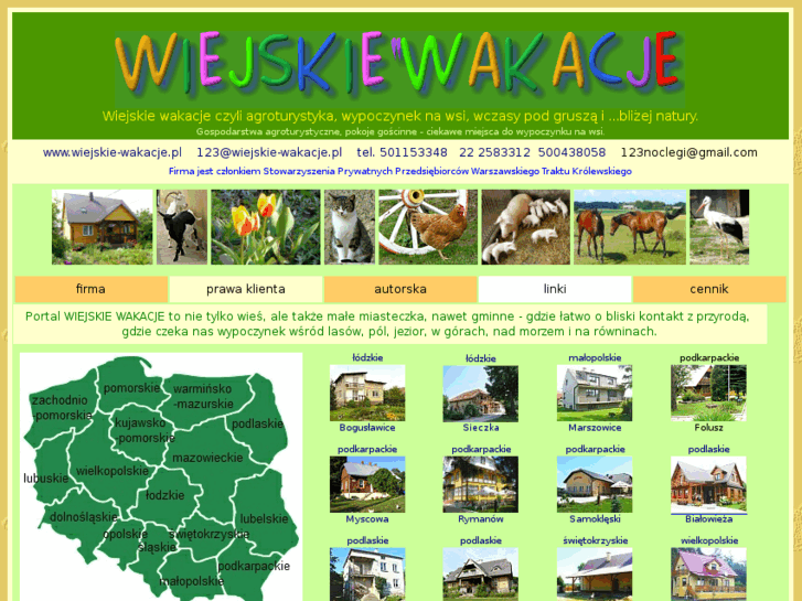 www.wiejskie-wakacje.pl