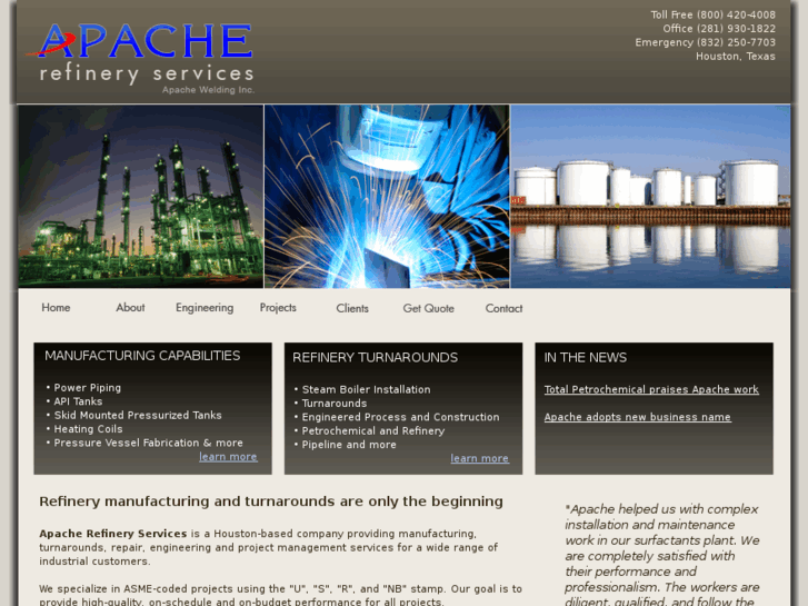 www.apacherefineryservices.com